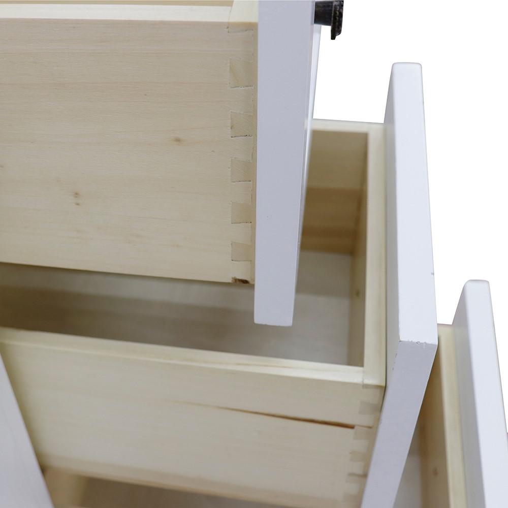 36 Single vanity in Glacier Ash finish - cabinet only - Left doors. Picture 7