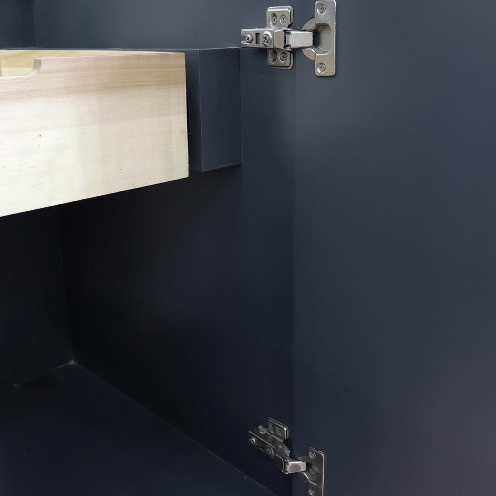 24 Single vanity in Dark Gray finish- cabinet only. Picture 8