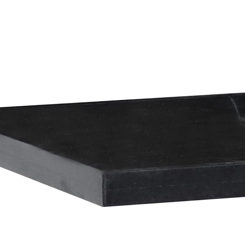 25 Black galaxy granite top with oval sink. Picture 1