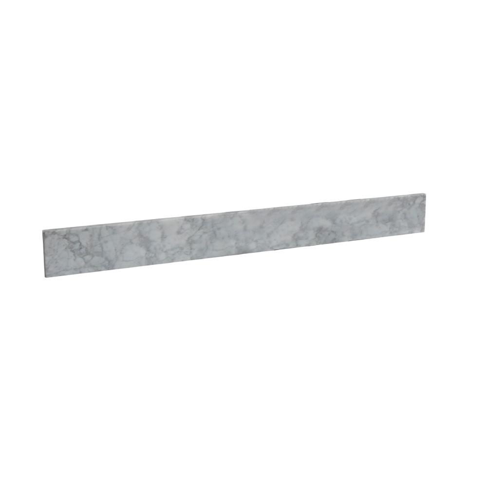 35.4 White Marble Backsplash. Picture 1