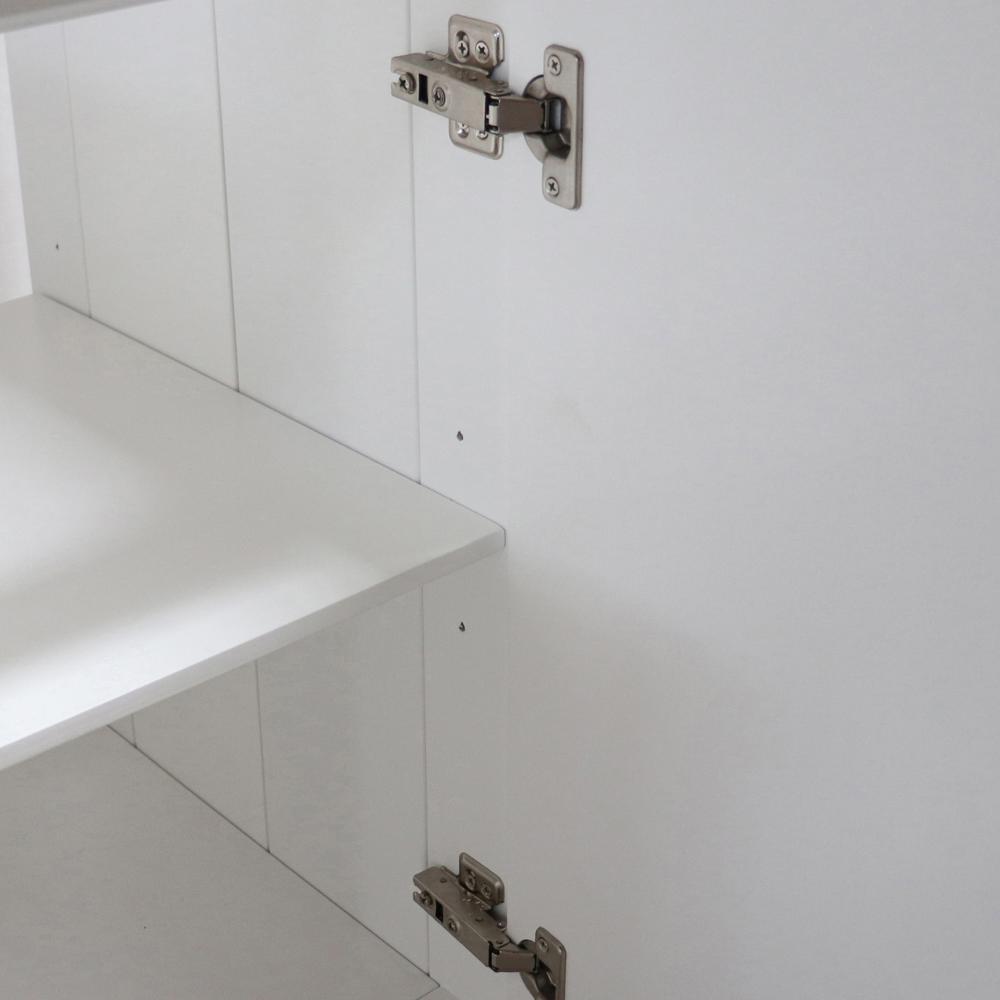 23 in. Single Sink Foldable Vanity Cabinet, White Finish. Picture 7