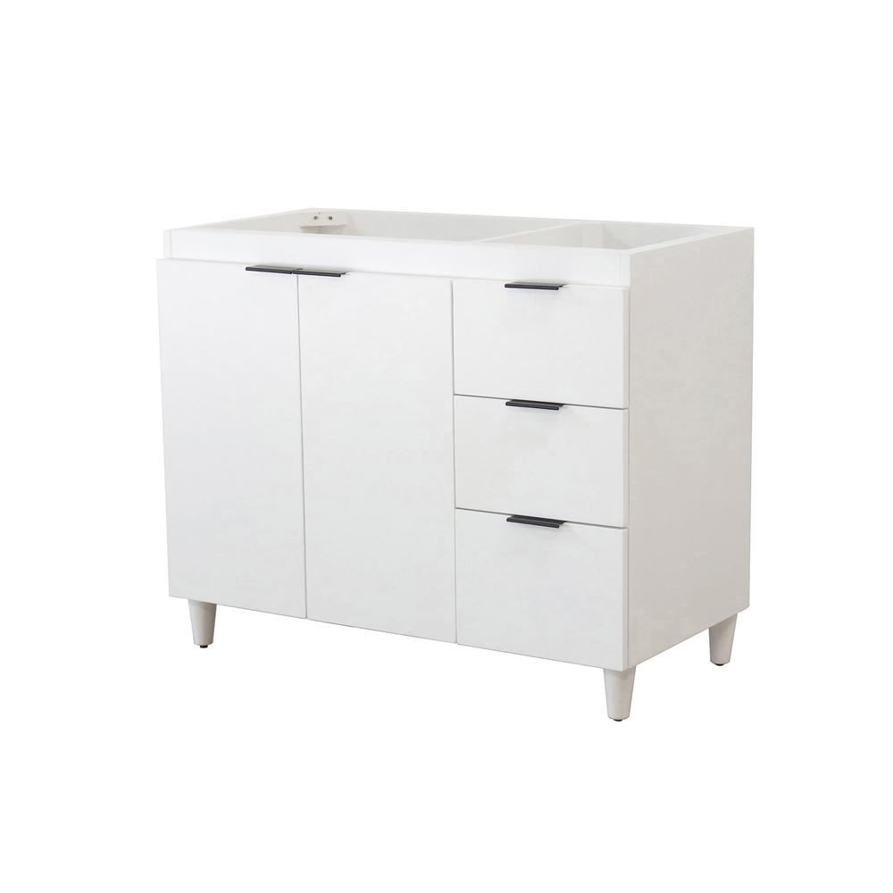 38.5 in. Single Sink Vanity in White - Cabinet Only. Picture 2