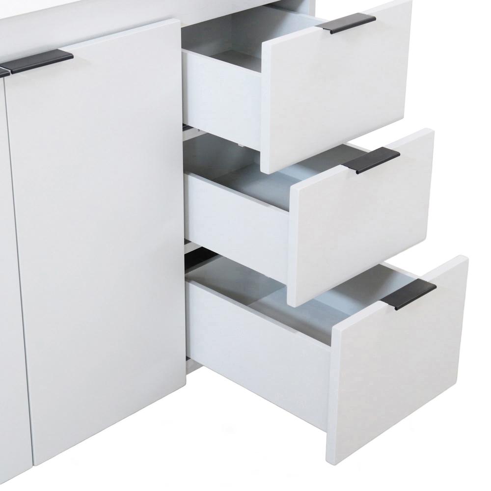 38.5 in. Single Sink Vanity in White - Cabinet Only. Picture 9