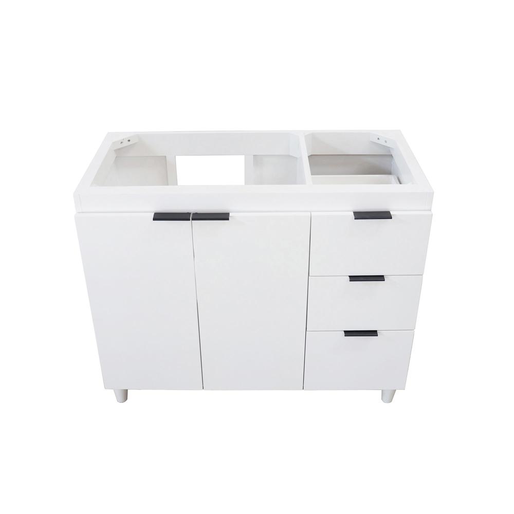 38.5 in. Single Sink Vanity in White - Cabinet Only. Picture 12