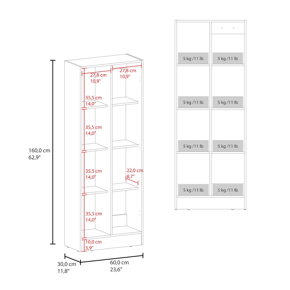 Kitchen Pantry Cabinet with 3 Closed and 3 Open Compartments for Storage, White. Picture 3