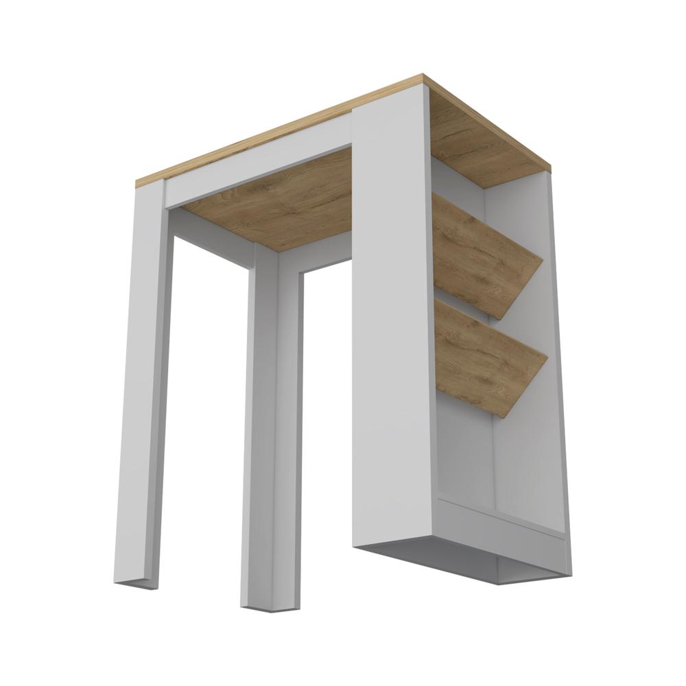 Cecil Kitchen Island, 3-Tier Shelf, Manufactured wood Top. Picture 6