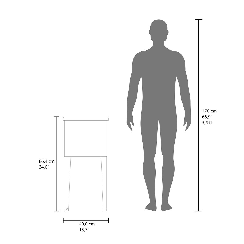 Katy Compact Utility Sink with Metal Legs for Laundry Room, White. Picture 7