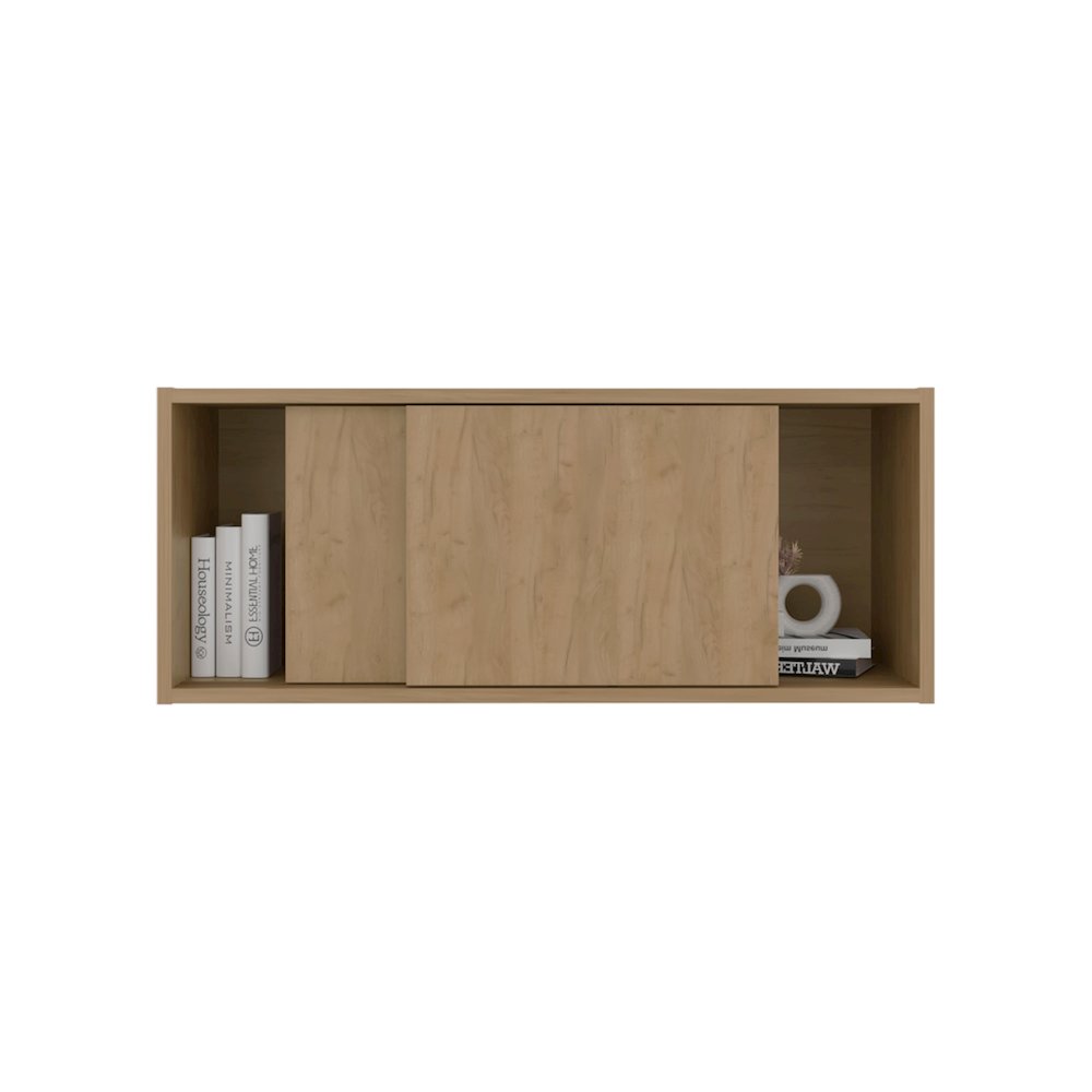 Bahia Wall Storage Cabinet, Natural Oak. Picture 5