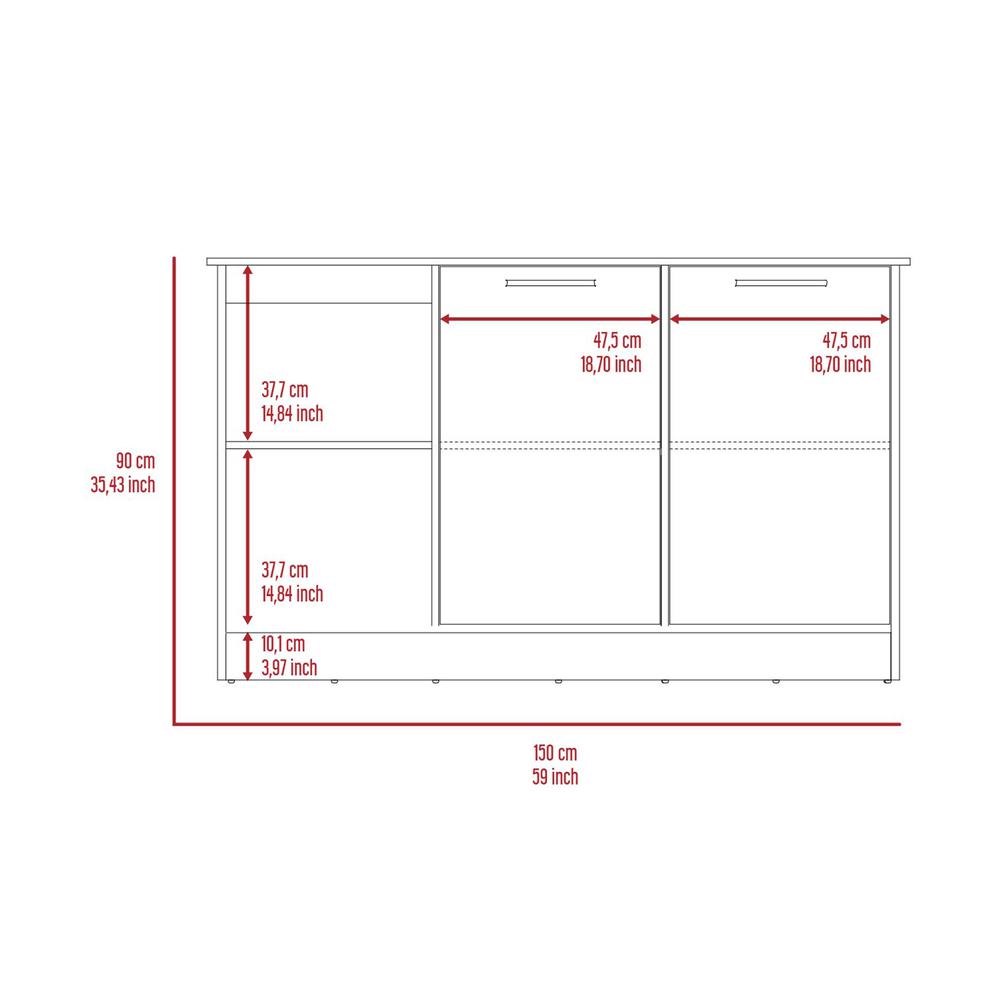 Mercury Kitchen Island. Picture 6