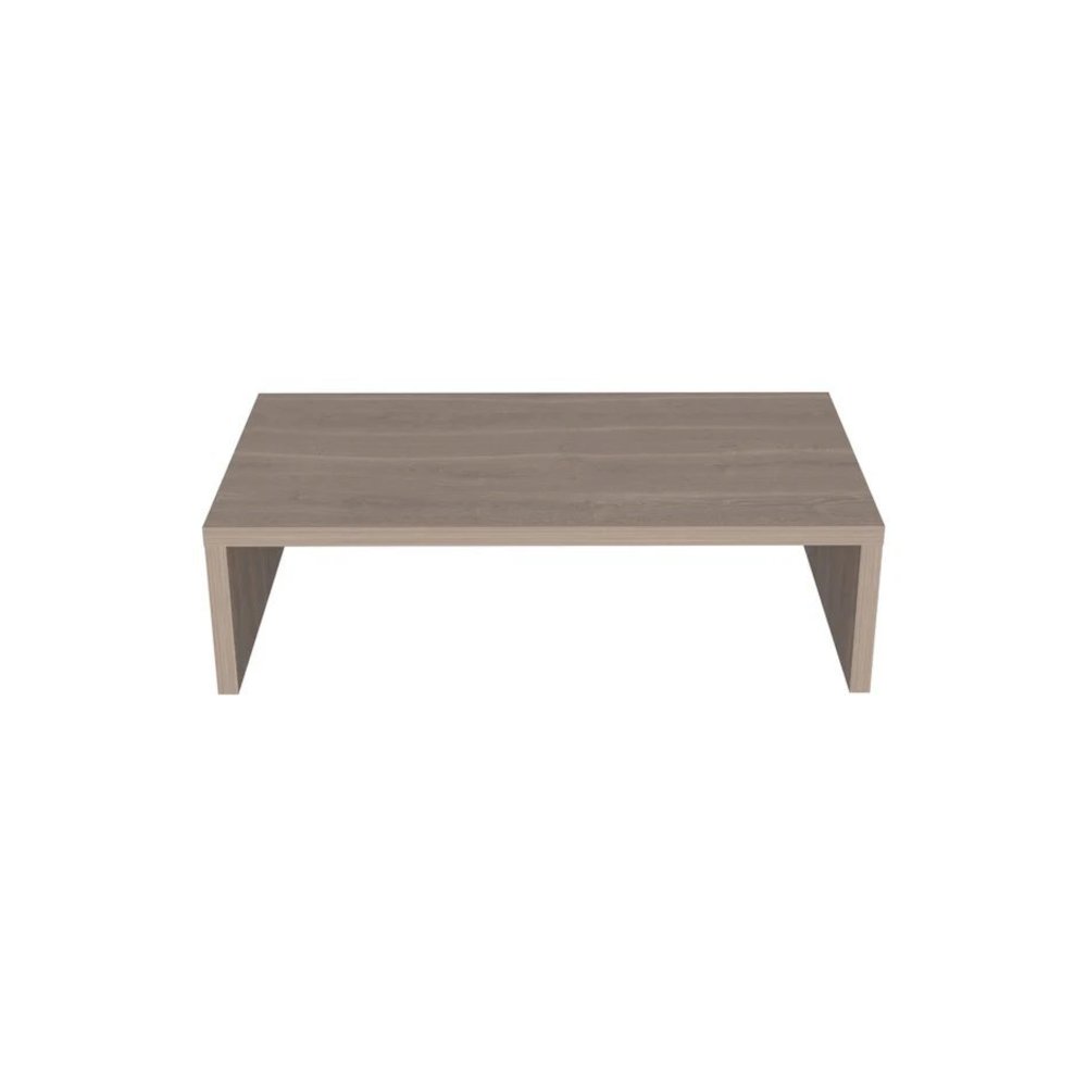 Sells Monitor Stand in Melamine And Particule Board, White Oak. Picture 1