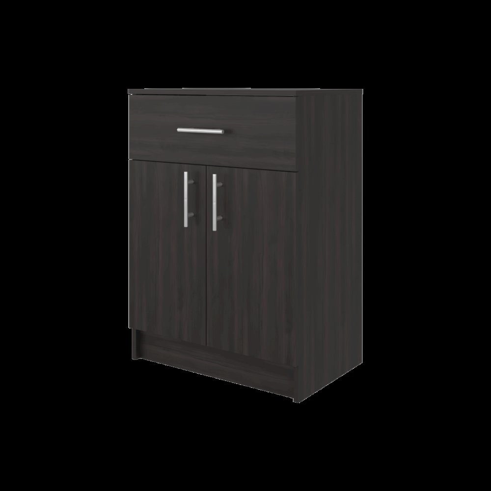 Cope kitchen Pantry in melamine with 2 doors and 1 drawer. Picture 1