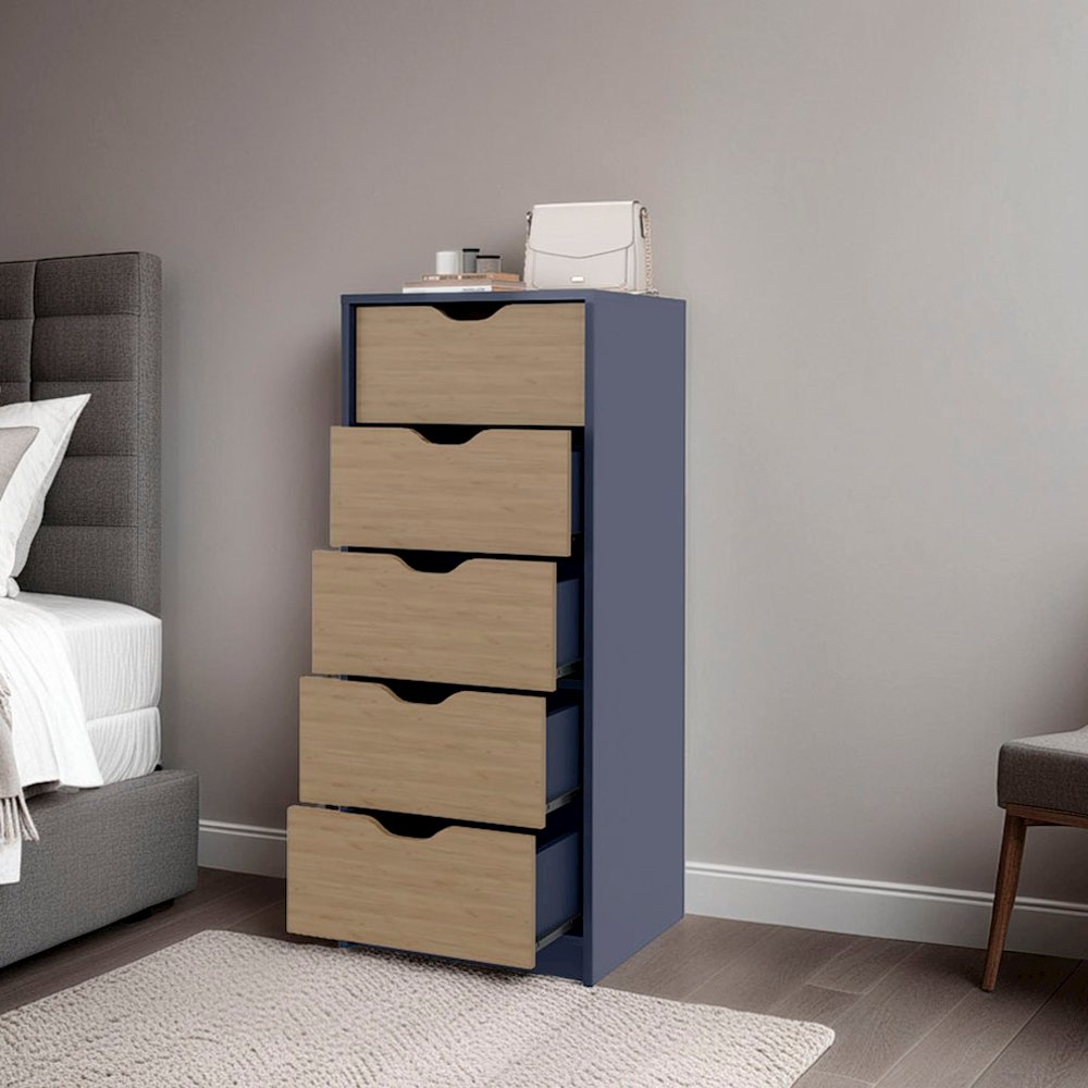 Olijato 5-Drawer Dresser for Nurseries and Bedrooms –Modern Space-Saving Storage. Picture 4