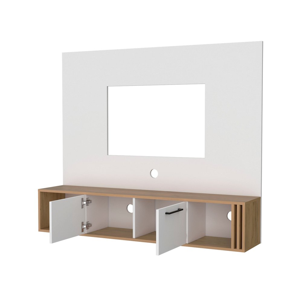 Lesslie Entertainment Center Multistorage and Cable Management. Picture 6