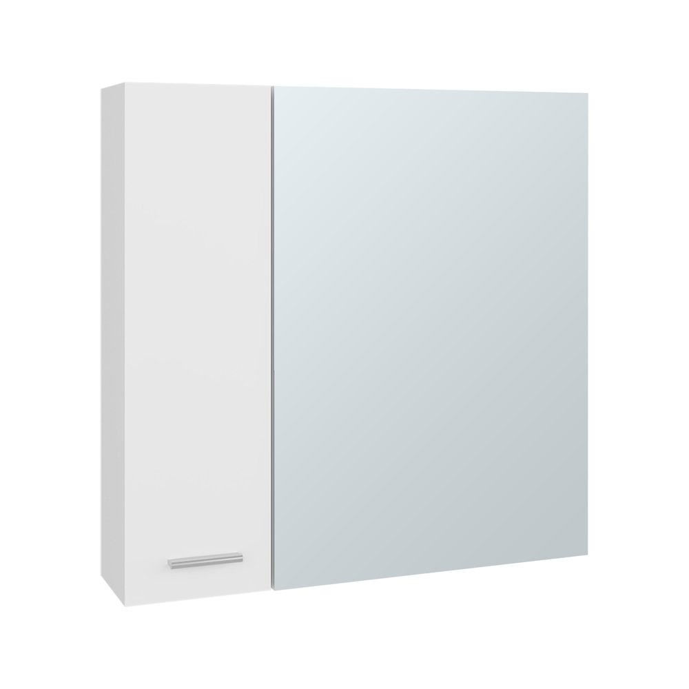 Kenya Medicine Cabinet, Mirror, Double Door, Four Interior Shelves, White. Picture 1