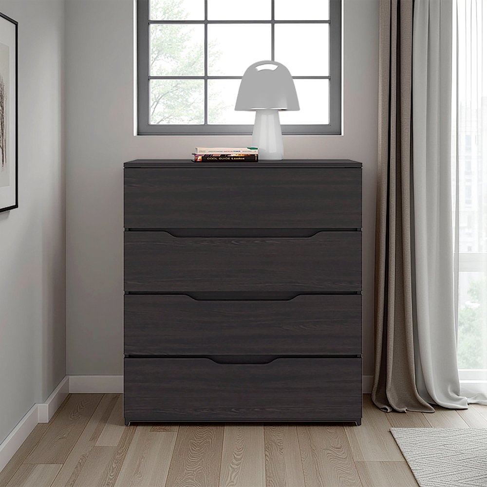 Bristol 4-Drawer Dresser – Modern and Functional Storage Solution, Wenge. Picture 2
