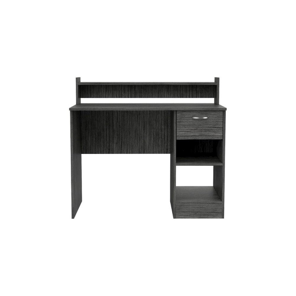Charlotte Computer Desk with 2 Storage Shelves and Drawer. Picture 1