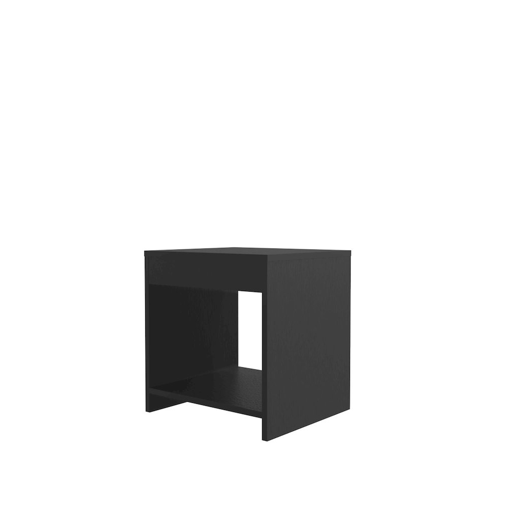 Anegam Nightstand with Open Storage, Wenge. Picture 5
