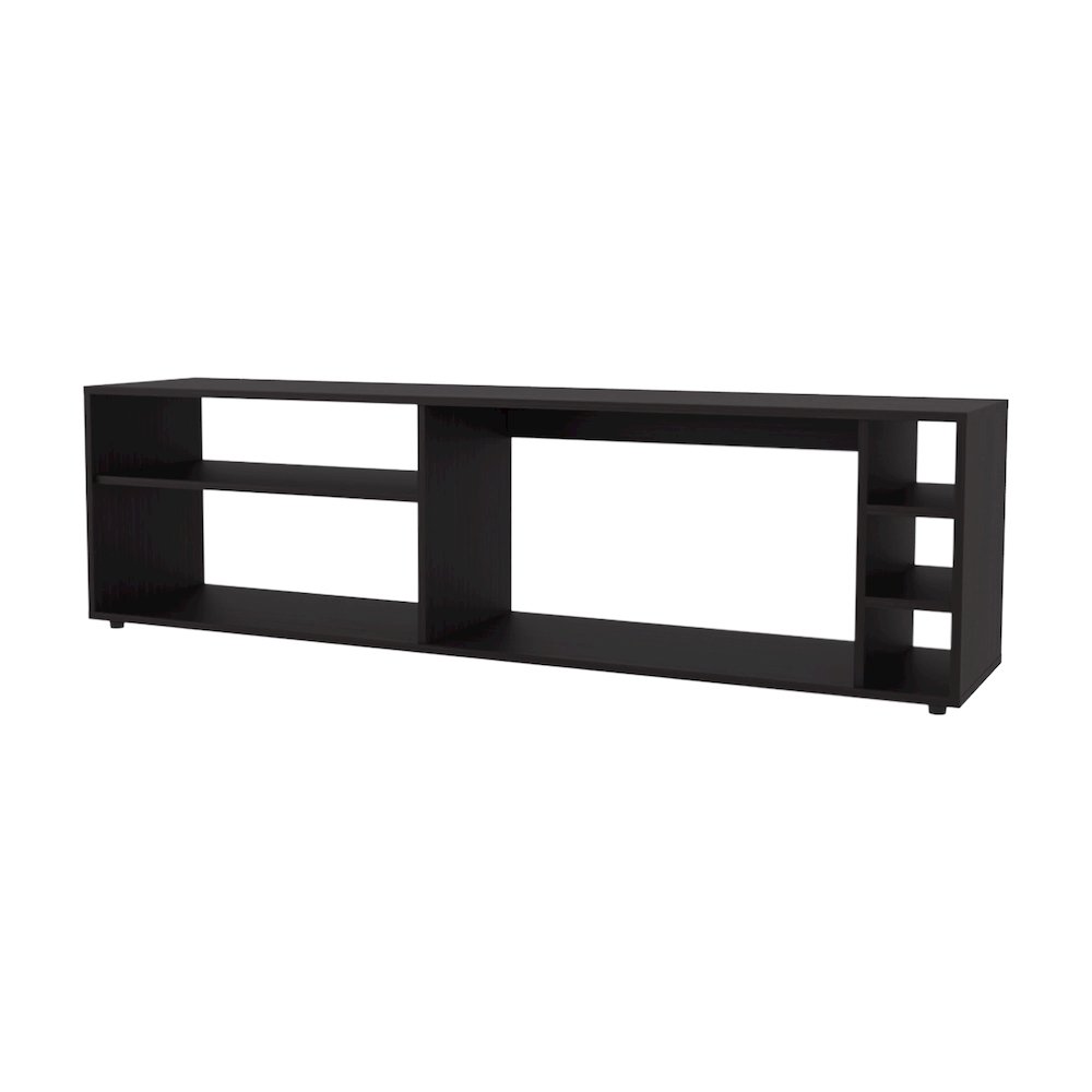 Mayo TVStand for 70" Screen with Open Storage and Melamine Finish,Wengue. Picture 5