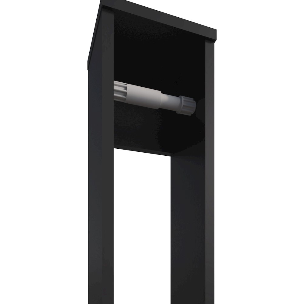 Supai Toilet Paper Holder in Melamine, Wenge. Picture 6