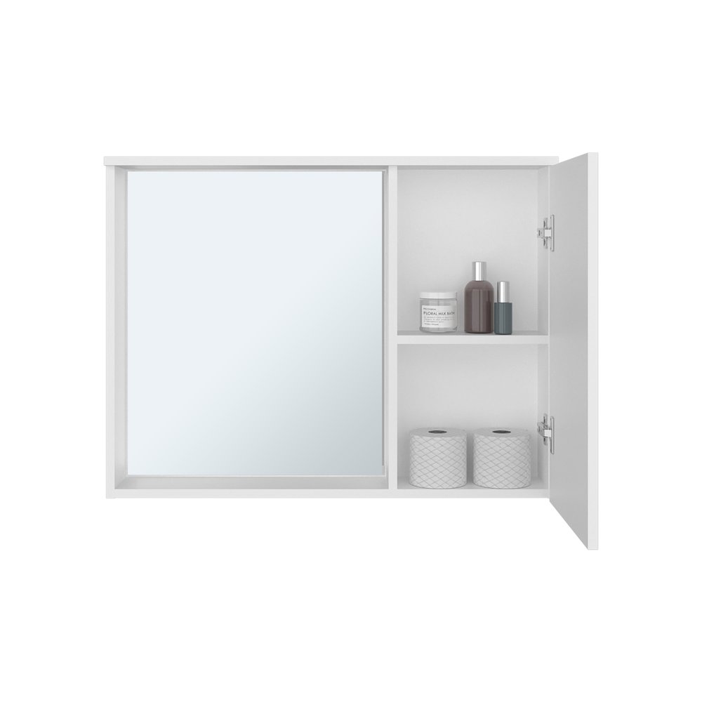 Milan Wall Medicine Cabinet, White. Picture 5
