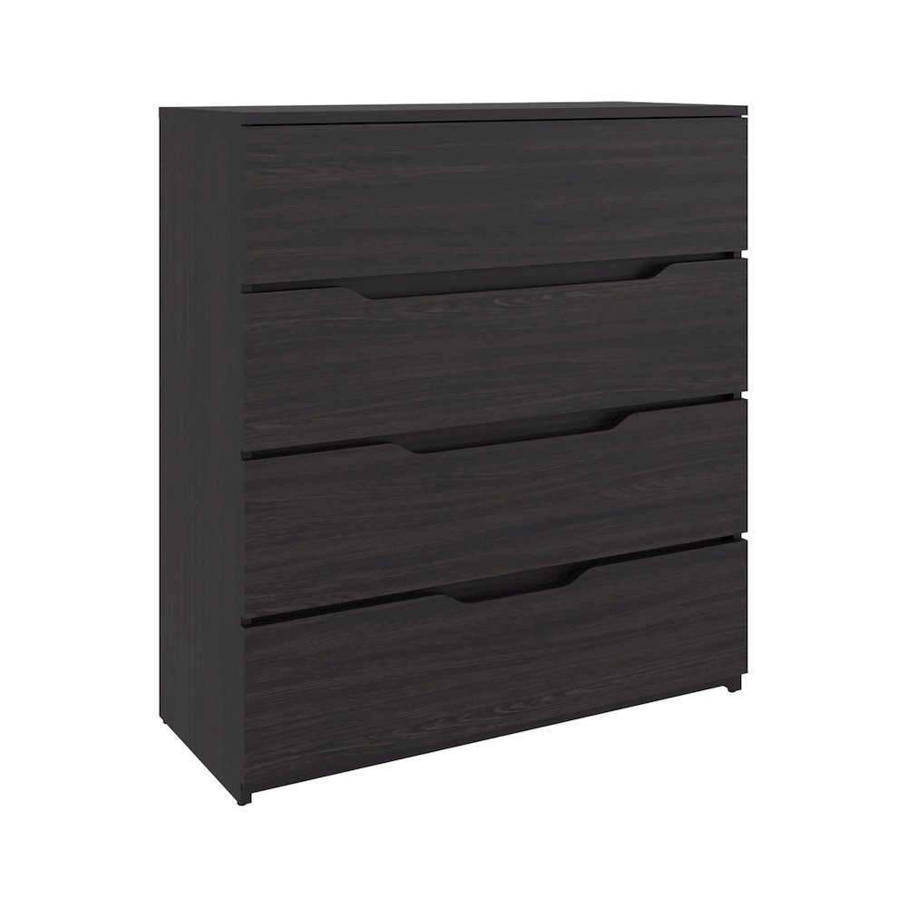Bristol 4-Drawer Dresser – Modern and Functional Storage Solution, Wenge. Picture 1