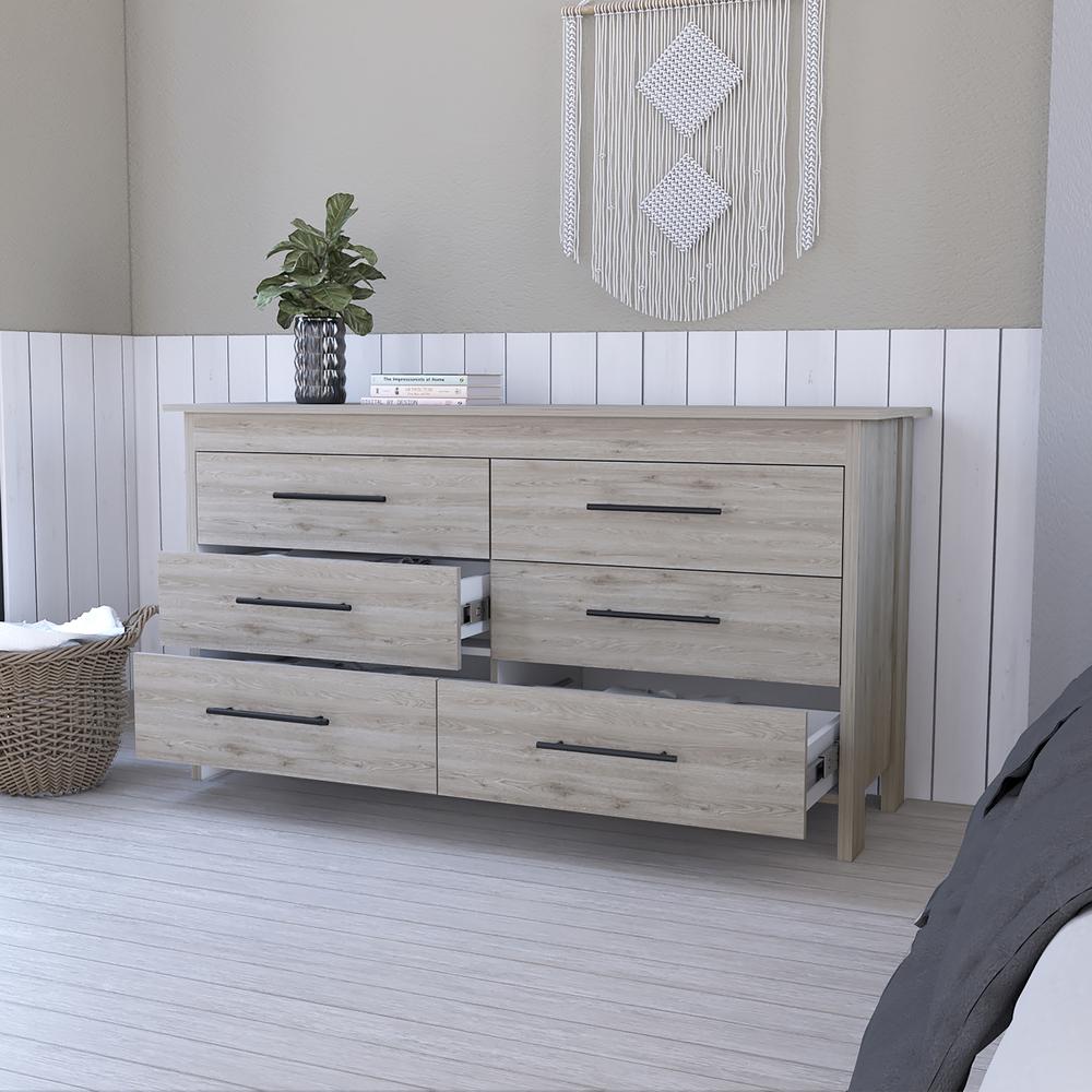 Luxor 6 Drawer Double Dresser. Picture 3