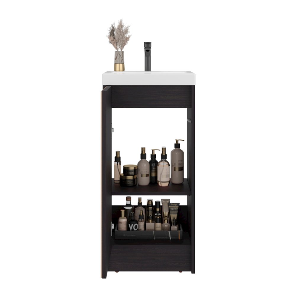 Floor Vanity Bathroom Cabinet with Sink,Modern Storage Solution for Bathrooms. Picture 5