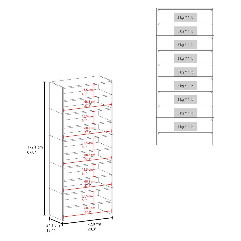 Modern Shoe Rack Multi Tier Storage for Bedroom and Entryway, Gray Walnut. Picture 3