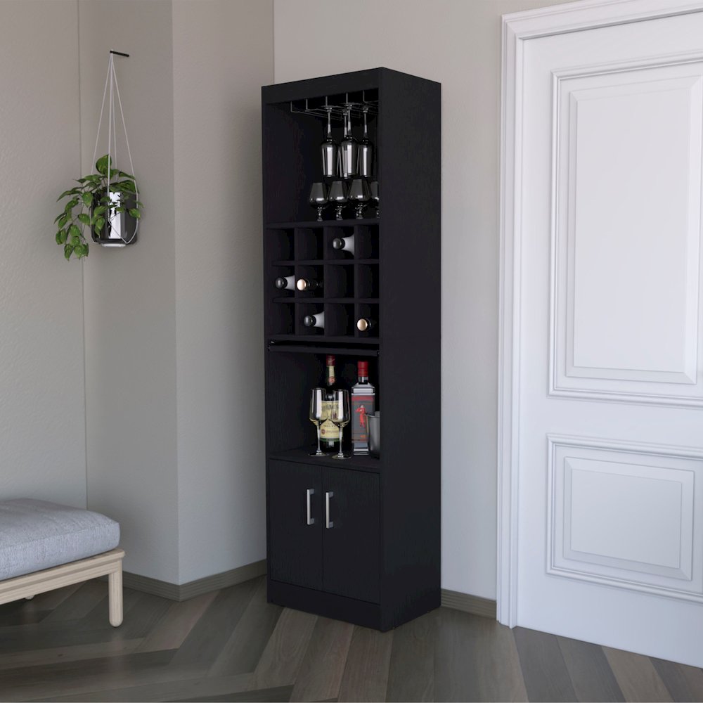 Lowa Bar Cabinet multistorage with wine storage. Picture 3
