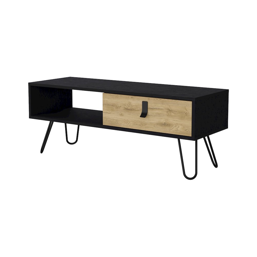 Kimball Coffee Table with Drawer and Hairpin Legs. Picture 1