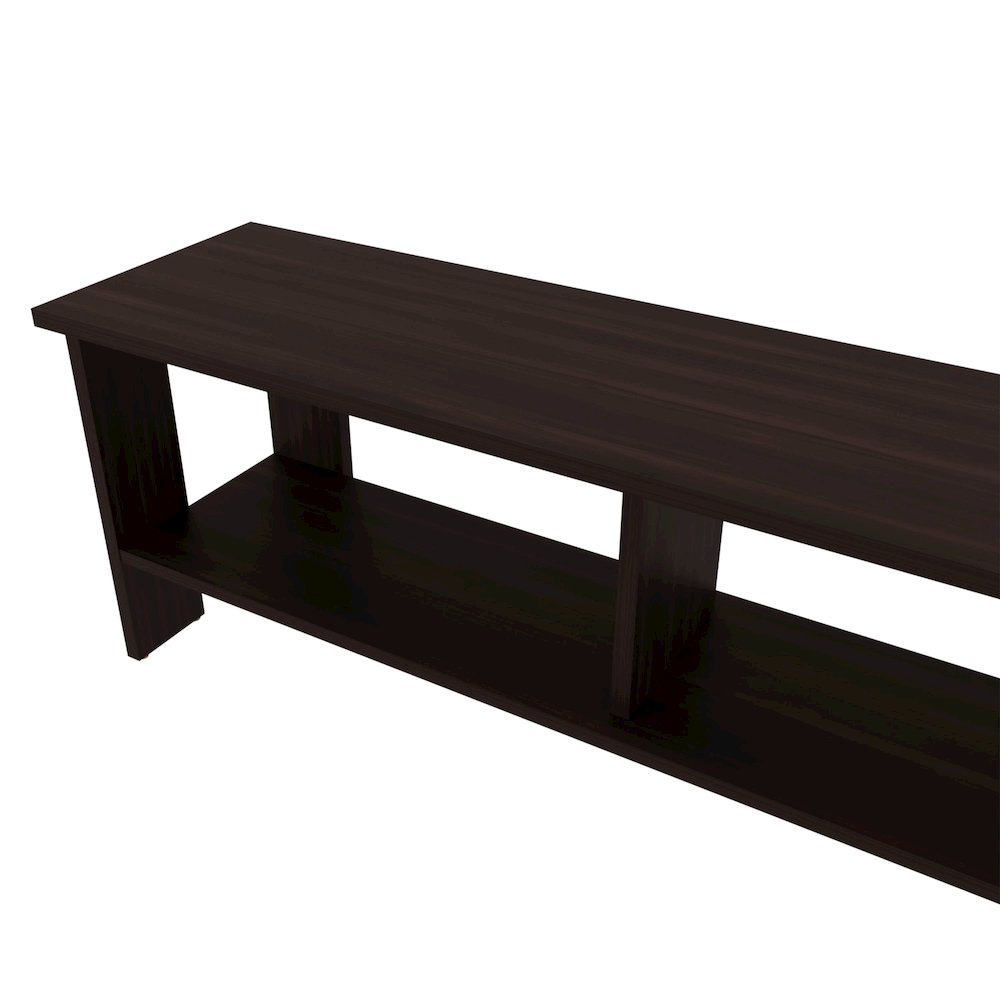 Cope TV Stand with Open Storage, TV Capacity 65", Stained Walnut. Picture 7