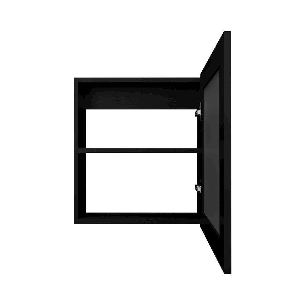 Payson Medicine Cabinet in Melamine With Included Mirror, Wenge. Picture 5