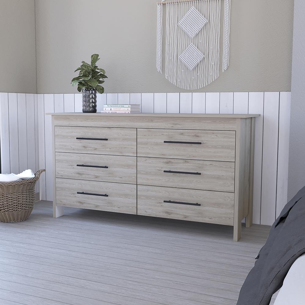Luxor 6 Drawer Double Dresser. Picture 4