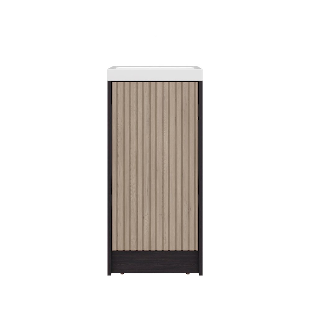Floor Vanity Bathroom Cabinet with Sink,Modern Storage Solution for Bathrooms. Picture 1