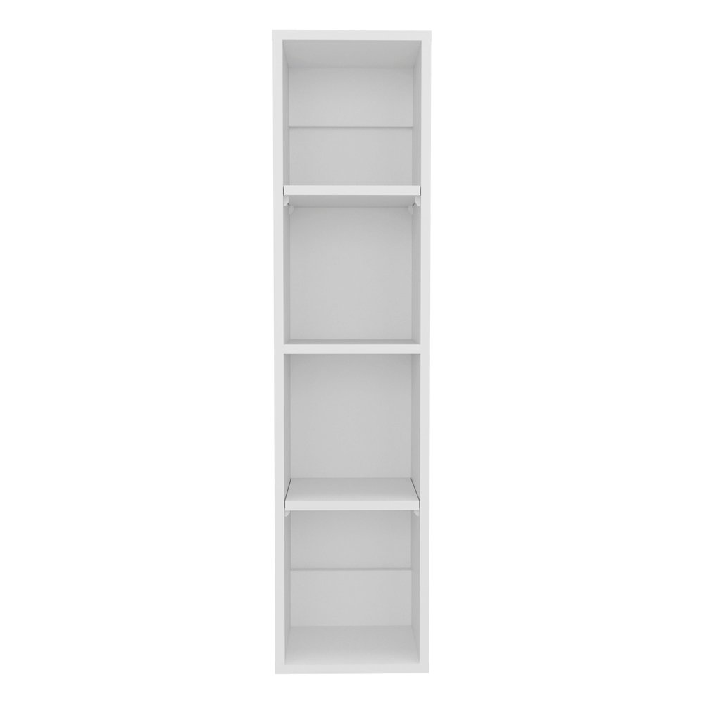 Kora Wall-Mounted Bathroom Cabinet with Open Shelves and Slim Vertical Design. Picture 5
