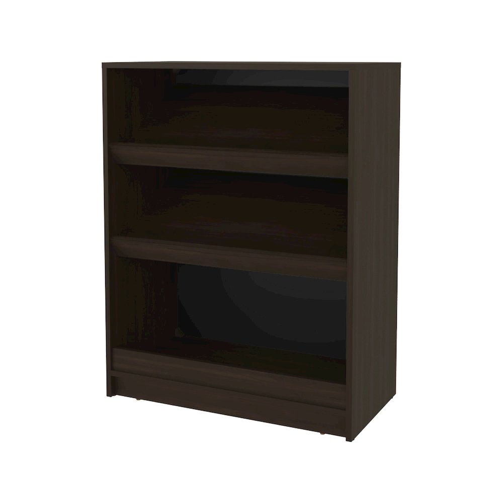 Oatman Shoe Rack with Open Storage, Wengue. Picture 4