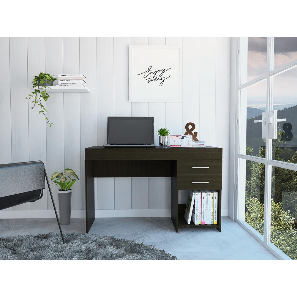 Austin Computer desk with two drawers. Picture 4
