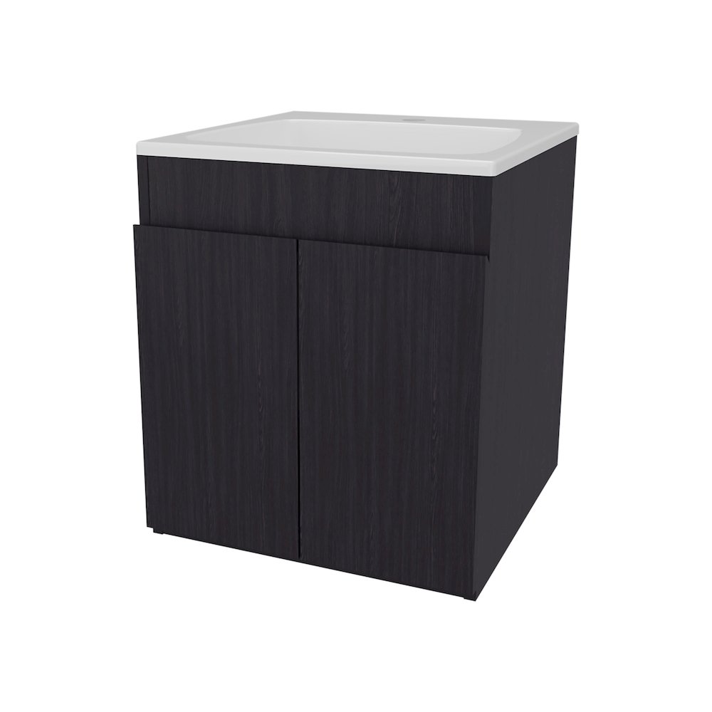 Shoshoni Bathroom Vanity with two Doors, Wengue. Picture 1