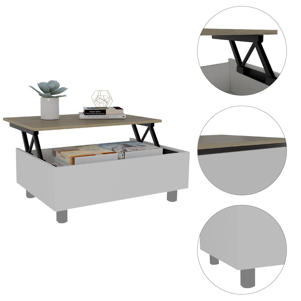 Boston Top Coffee Liftable Table. Picture 3