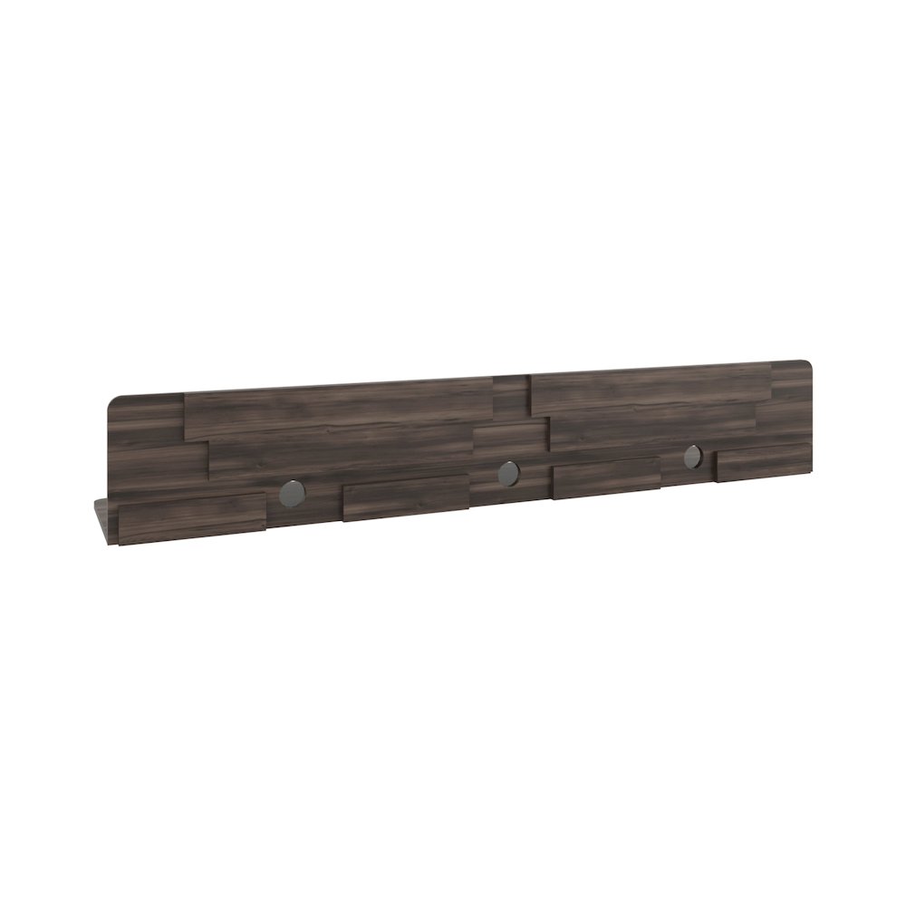 Dragon Tv Stand with Open Storage, Stained Walnut. Picture 1