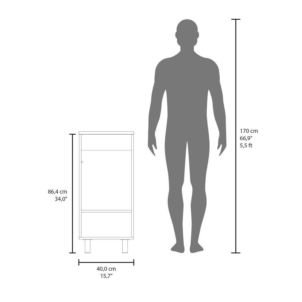 Quartzsite  Bathroom Vanity with Integrated Sink and Faucet, White. Picture 7