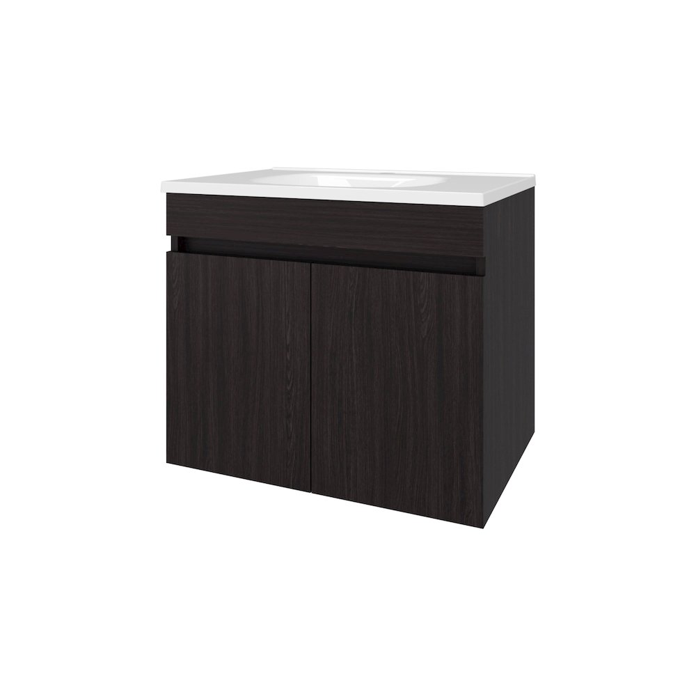 Rainbow City Vanity with 2 Doors, Wengue. Picture 1