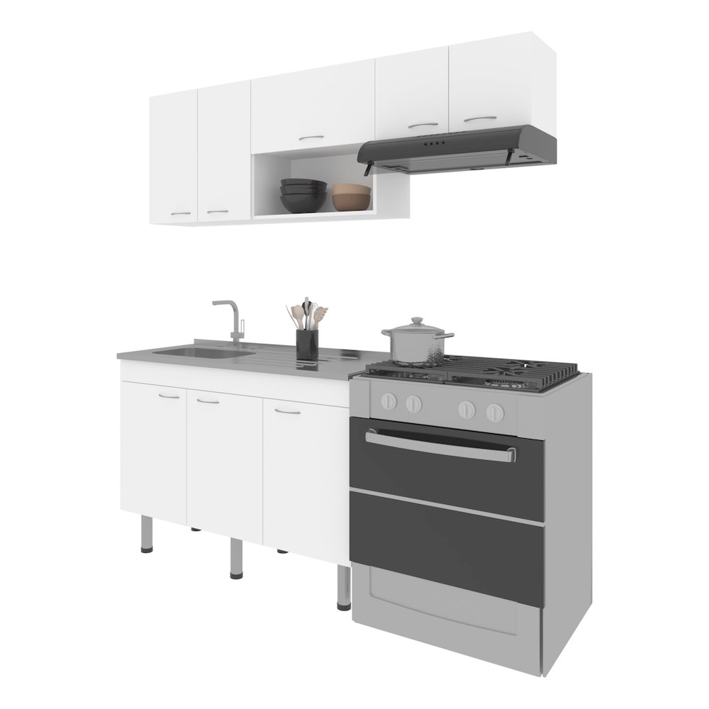 Modular Kitchen Set - Complete Solution for Modern Kitchens with Storage, Kronos. Picture 2