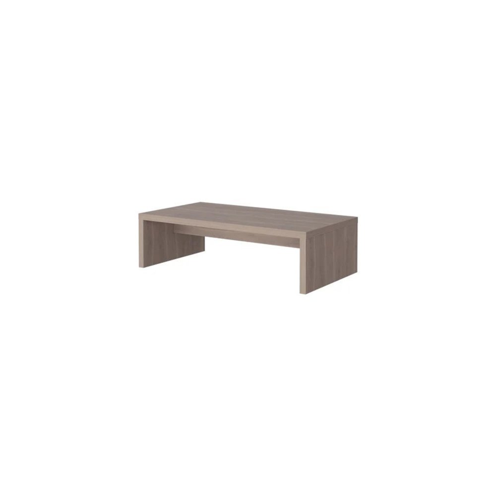 Sells Monitor Stand in Melamine And Particule Board, White Oak. Picture 2