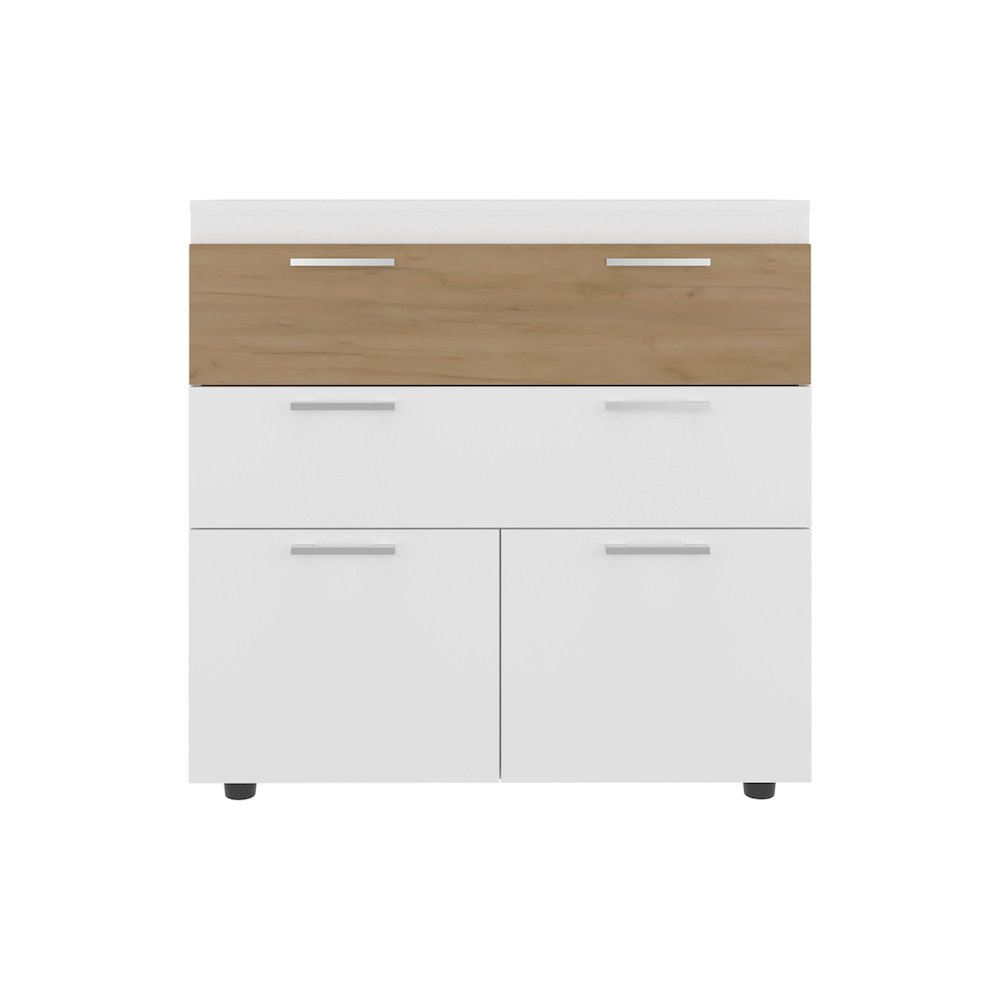 Vangoh Modern Storage Cabinet with Drawers and Concealed Storage. Picture 1