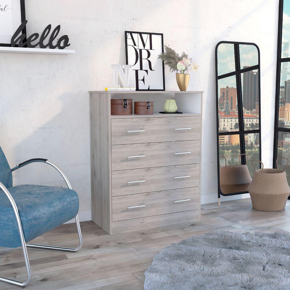 Carolina L Four Drawer Dresser. Picture 4