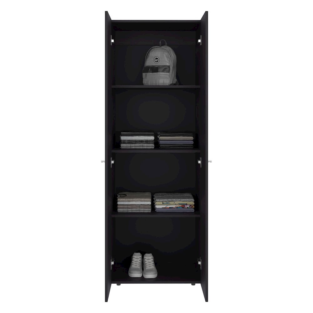 Madrid Modern Wardrobe Minimalist and Functional Design for Bedrooms Wenge. Picture 7