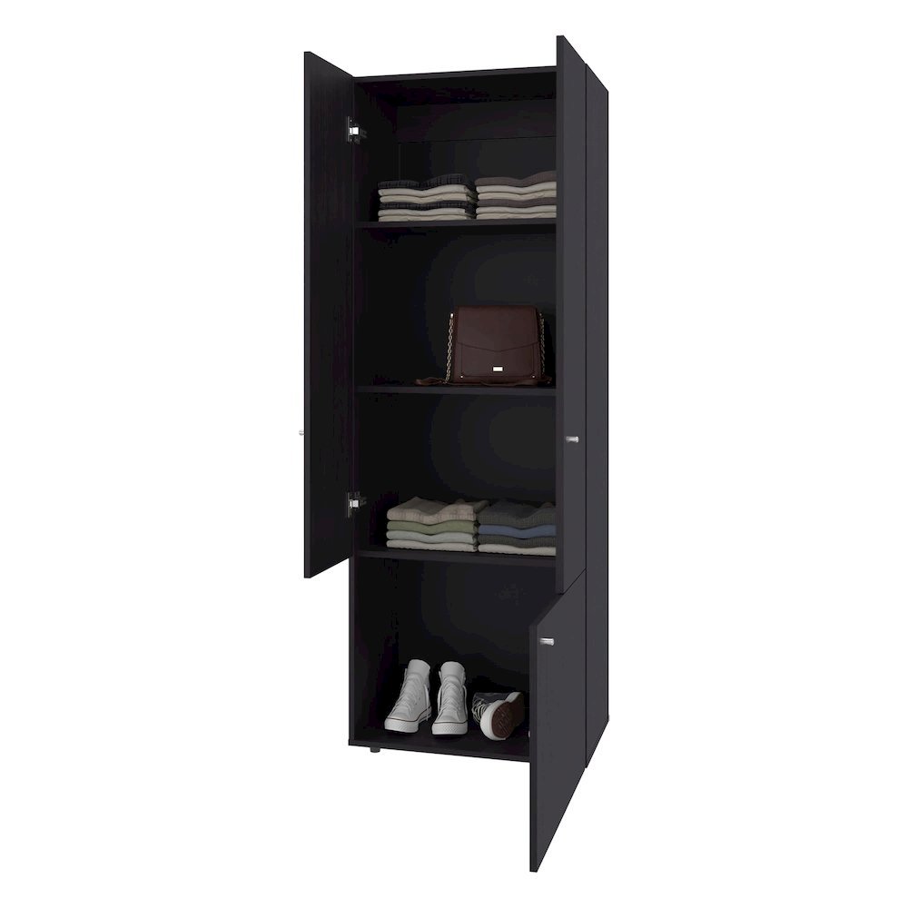 Madrid Modern Wardrobe Minimalist and Functional Design for Bedrooms Wenge. Picture 7