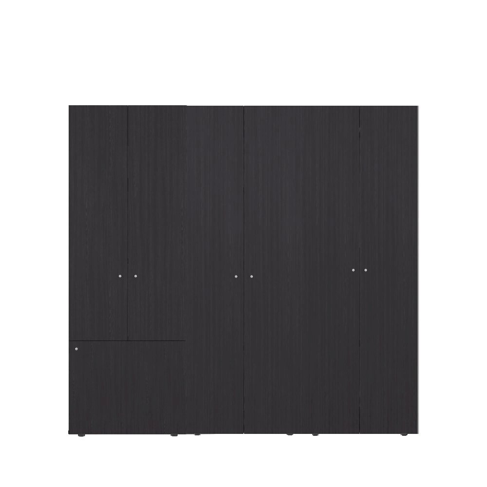 Madrid Modern Wardrobe Minimalist and Functional Design for Bedrooms Wenge. Picture 4