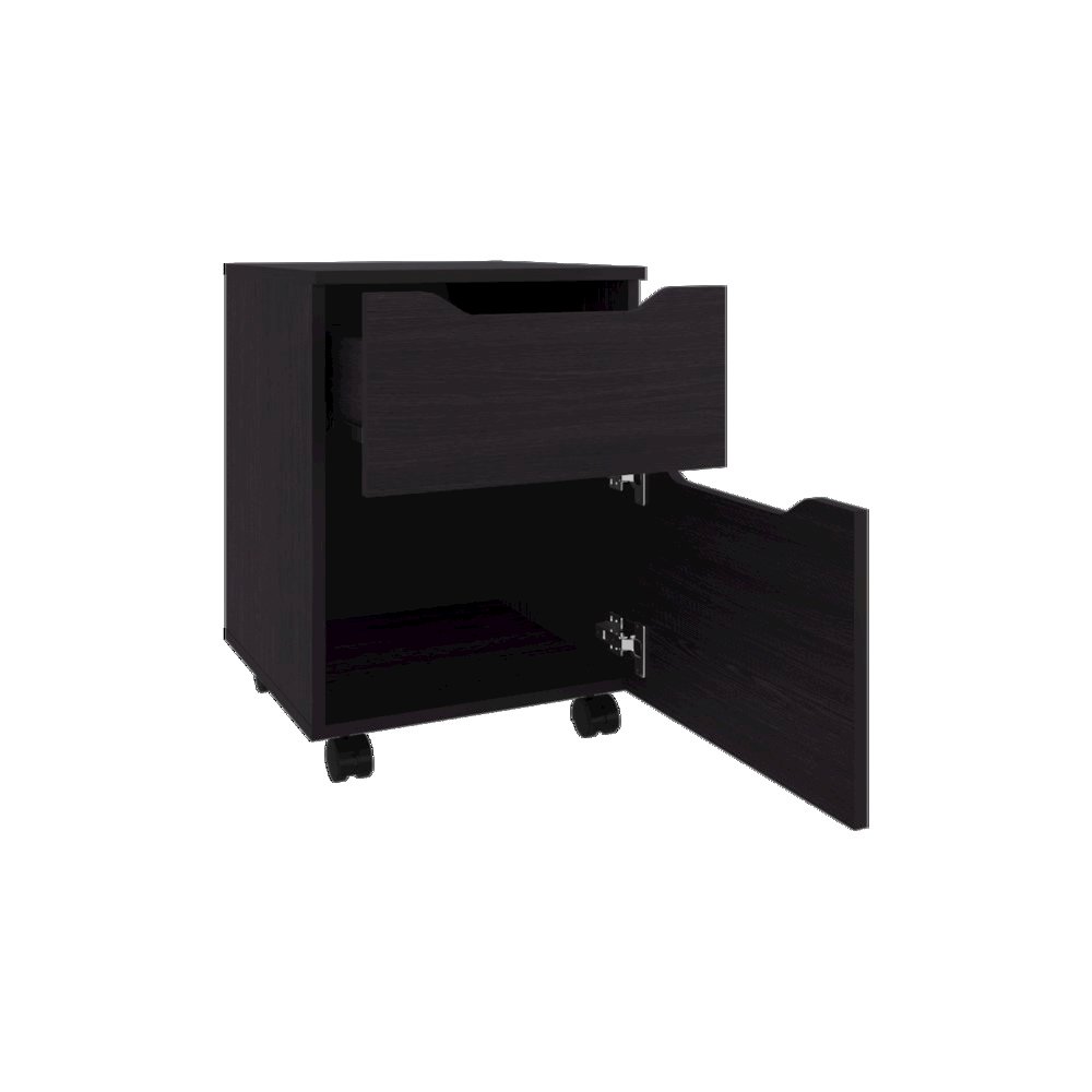 Hampton Set of 2 Nightstands, Small Minimalist, Storage with Drawers, White. Picture 5